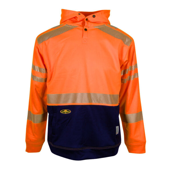 Tech Double Thick Hooded Pullover Sweatshirt HVSA Class 3
