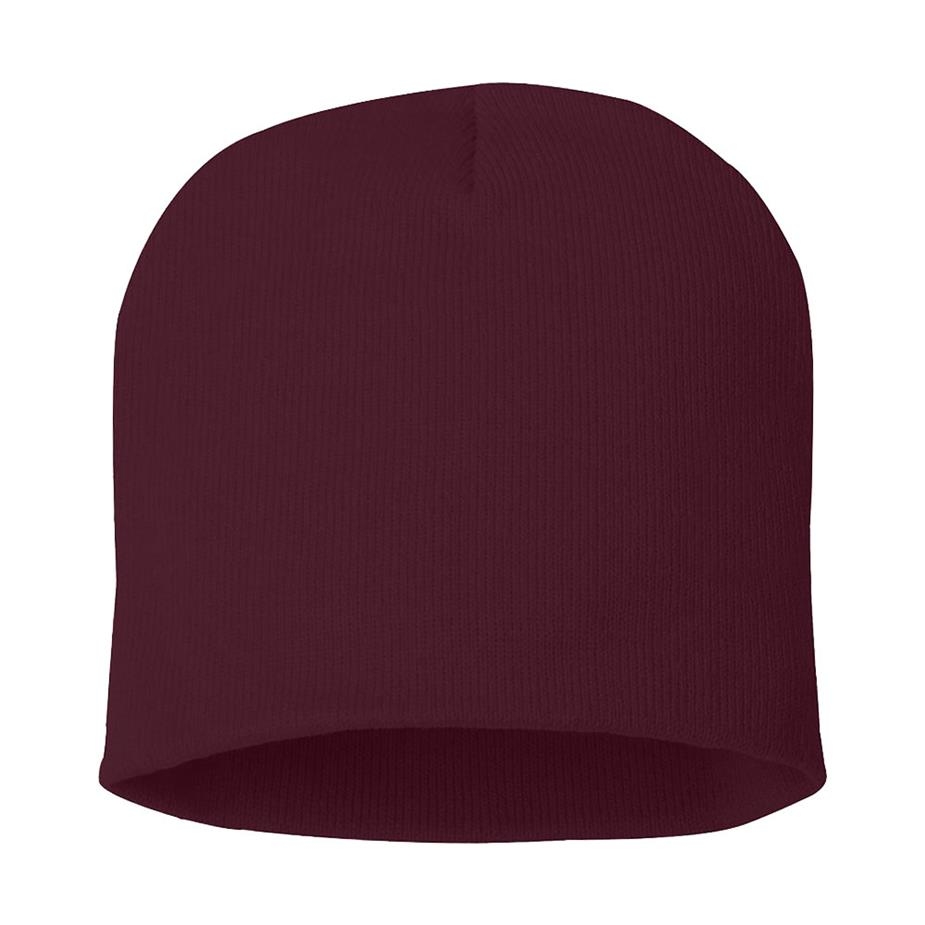 Sportsman 8" Solid Knit Beanie Stocking Cap