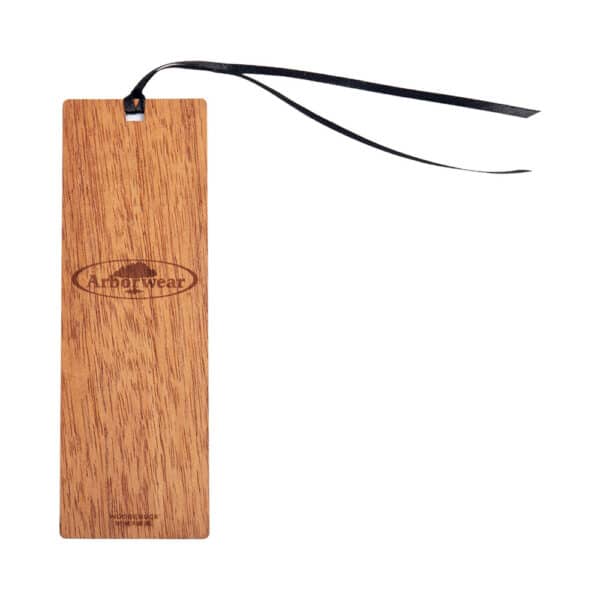 WOODCHUCK USA Custom Bookmark In Mahogany