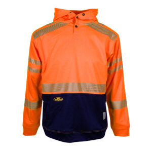 Tech Double Thick Hooded Pullover Sweatshirt HVSA Class 3