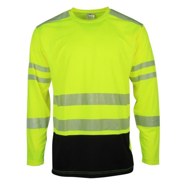 Premium 2-Tone Long Sleeve T-Shirt HVSA Class 3