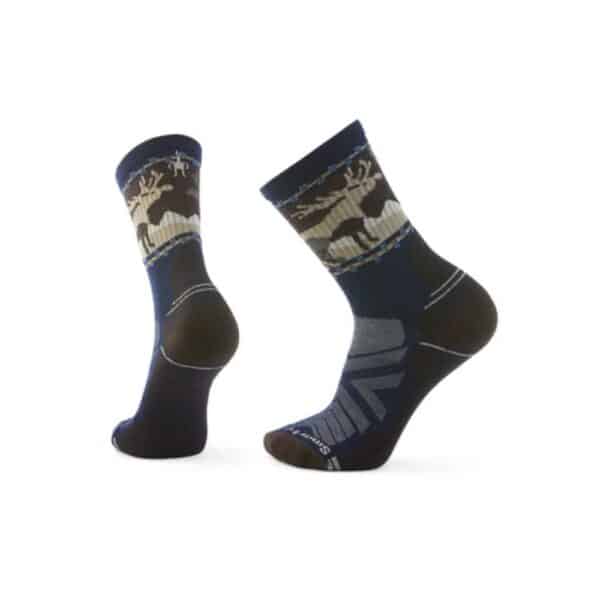 Smartwool Hike Light Cushion Mountain Moose Crew Socks
