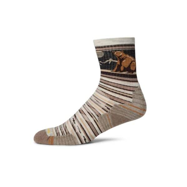 Smartwool Hike Targeted Cushion Bear Stripe Mid Crew Socks