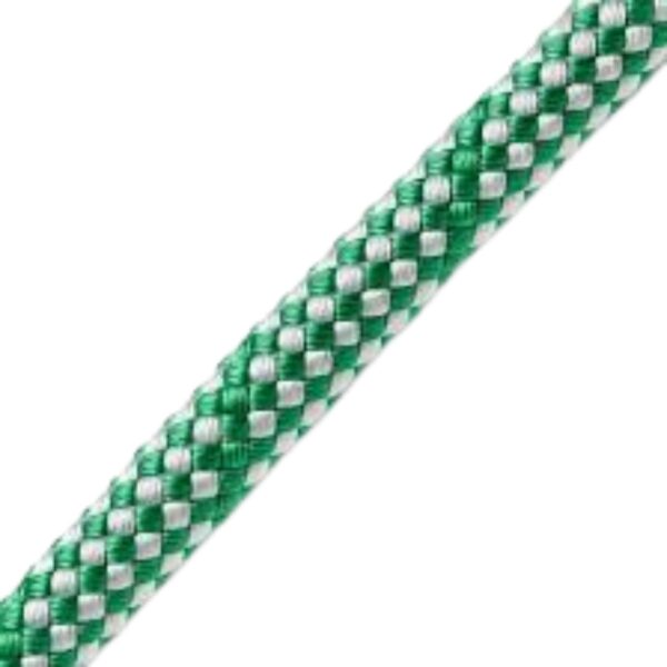 Teufelberger Sirius Bull Rope 18mm white/green, Coil, 60m