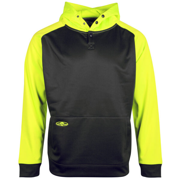 Tech 2-Tone Double Thick Hooded Pullover Sweatshirt