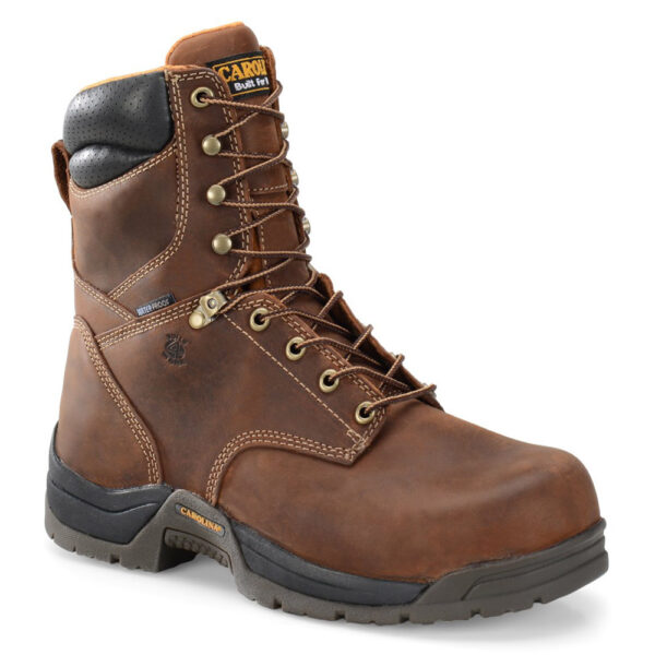 Carolina Bruno Hi 8” Waterproof Broad Soft Toe Work Boot