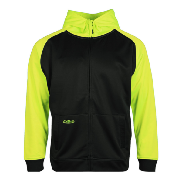Tech 2-Tone Double Thick Hooded Full Zip Sweatshirt