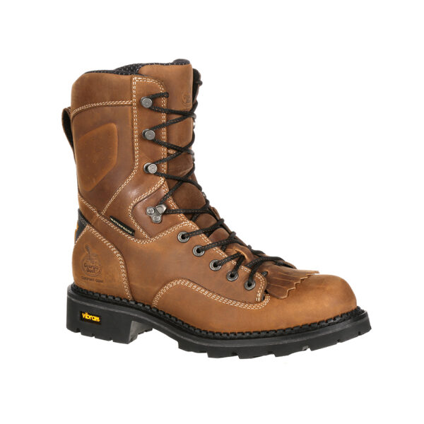 Georgia Boot Comfort Core 8" Waterproof Low Heel Logger Boot