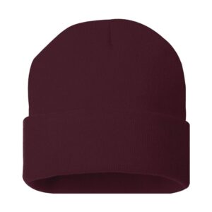 Sportsman 12" Solid Knit Beanie Stocking Cap